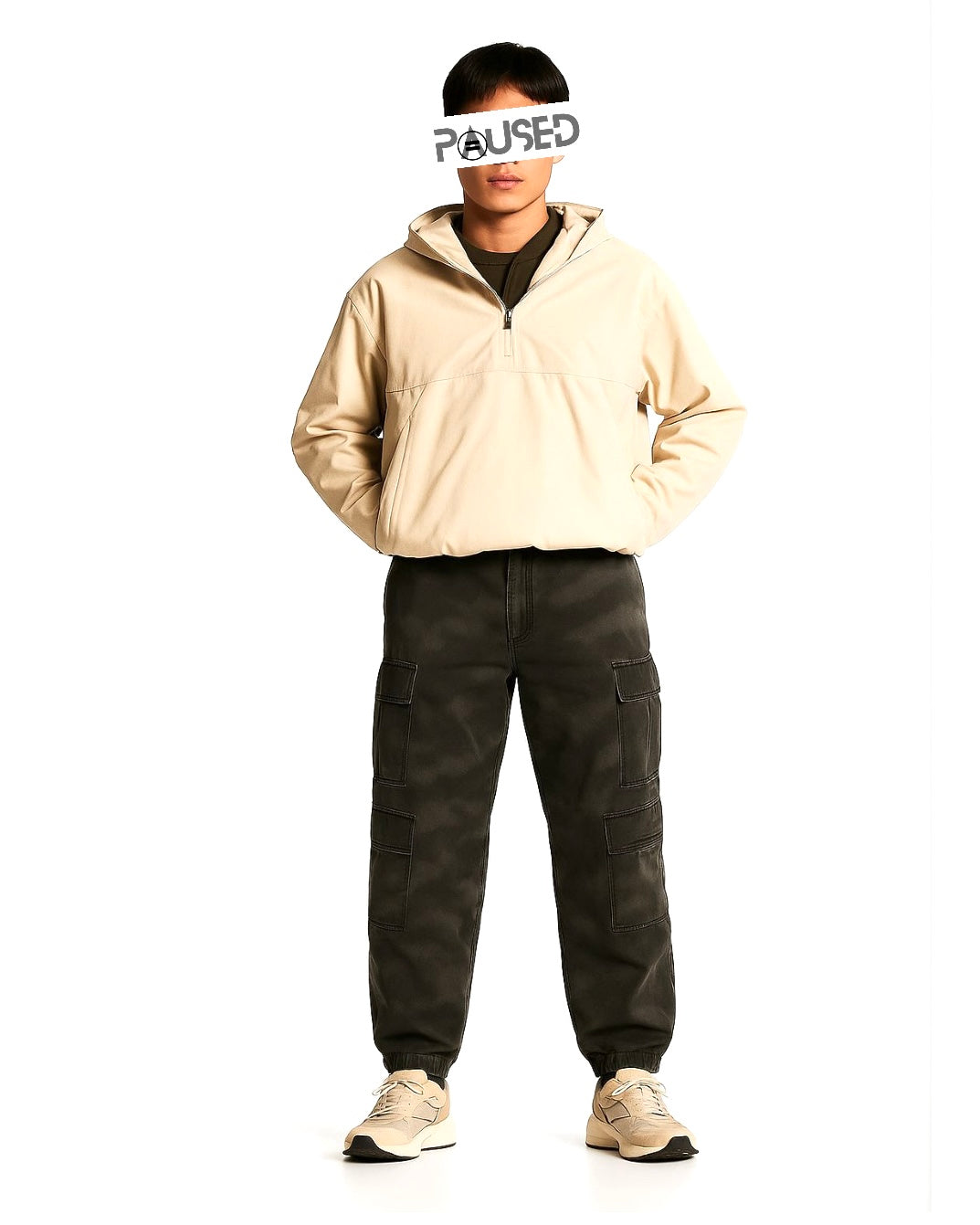 MEN'S CAMO CARGO PANTS WITH MULTIPLE UTILITY POCKETS