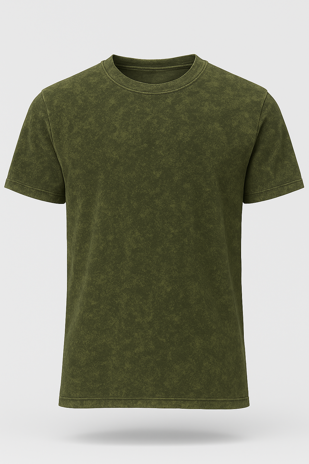 TEXTURED T SHIRT (GREEN OXIDE)