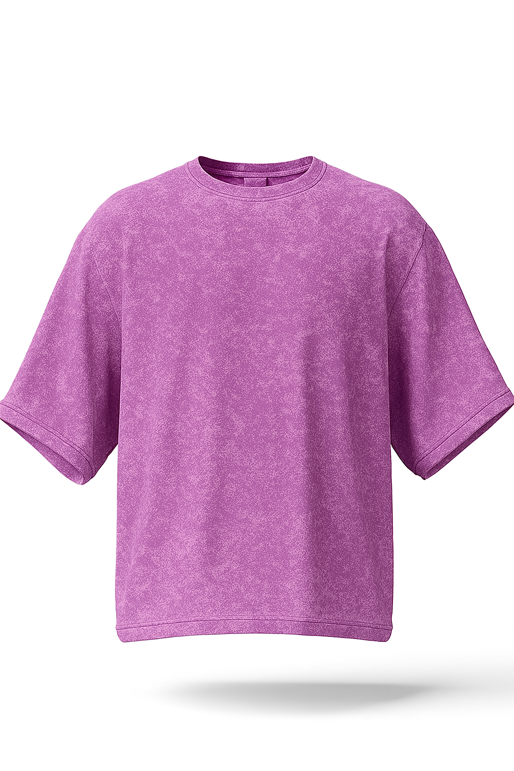 TEXTURED DROPSHOULDER T SHIRT (LILAC)
